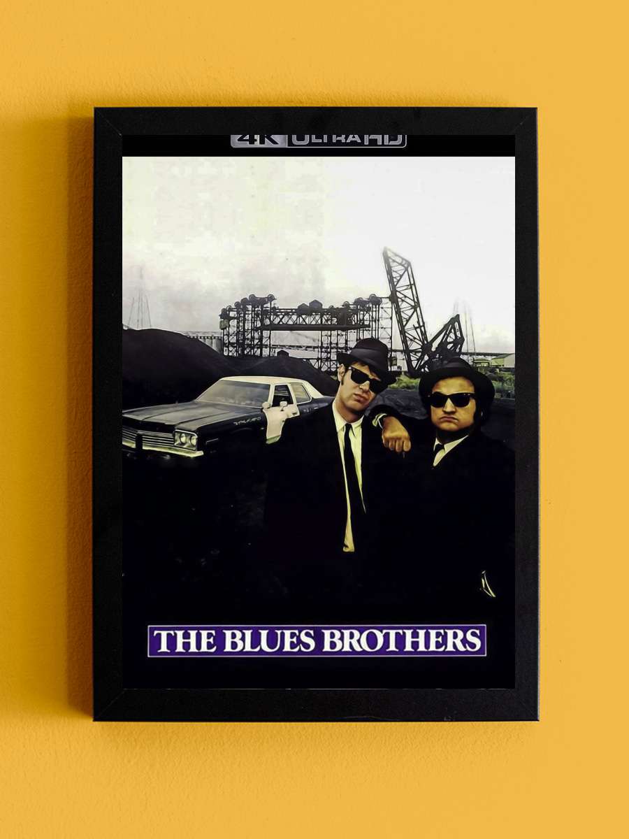 Cazcı Kardeşler - The Blues Brothers Film Tablo Siyah Çerçeveli Film Poster Afiş Tablo