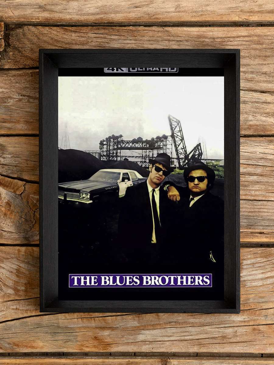 Cazcı Kardeşler - The Blues Brothers Film Tablo Siyah Çerçeveli Film Poster Afiş Tablo