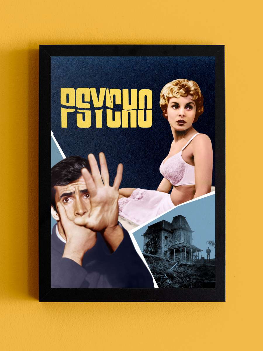 Sapık - Psycho Film Tablo Siyah Çerçeveli Film Poster Afiş Tablo