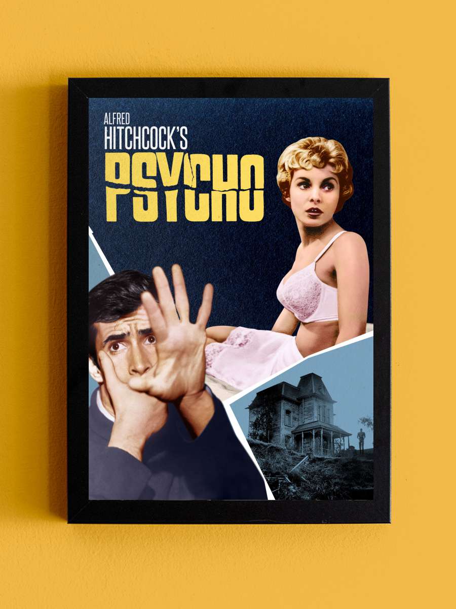 Sapık - Psycho Film Tablo Siyah Çerçeveli Film Poster Afiş Tablo