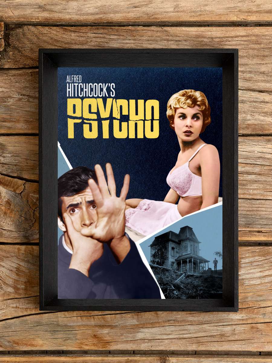 Sapık - Psycho Film Tablo Siyah Çerçeveli Film Poster Afiş Tablo