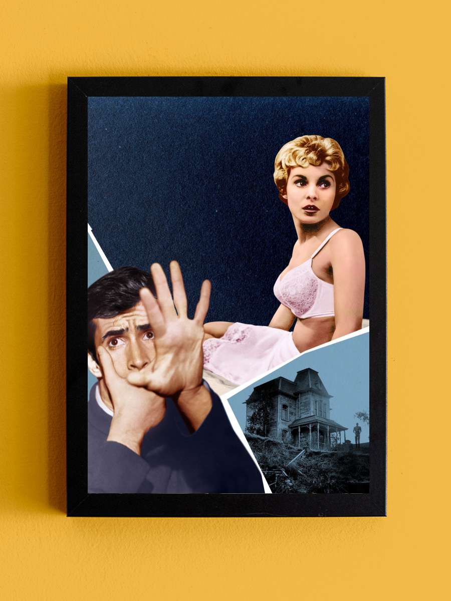 Sapık - Psycho Film Tablo Siyah Çerçeveli Film Poster Afiş Tablo