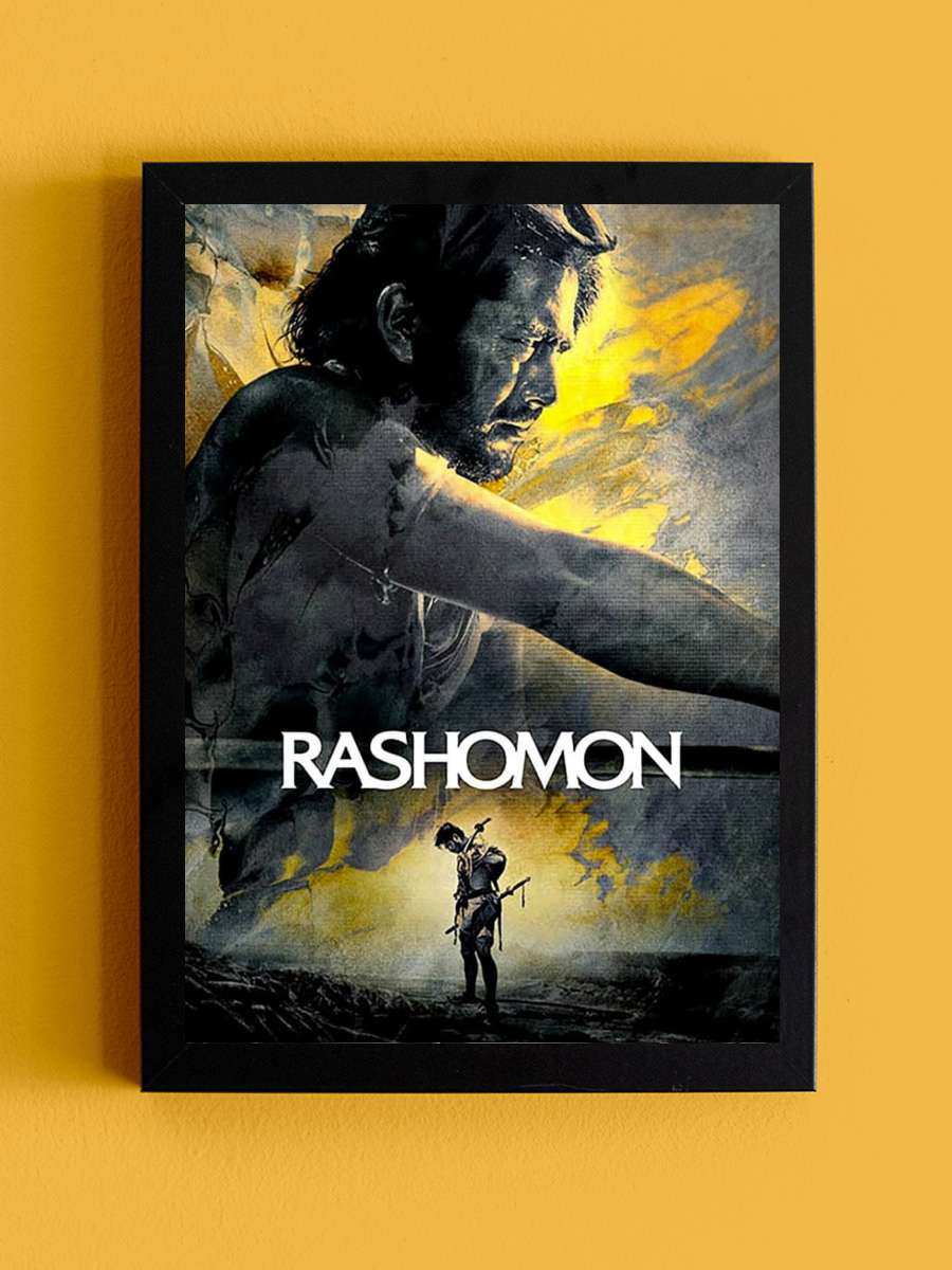 Raşomon - 羅生門 Film Tablo Siyah Çerçeveli Film Poster Afiş Tablo