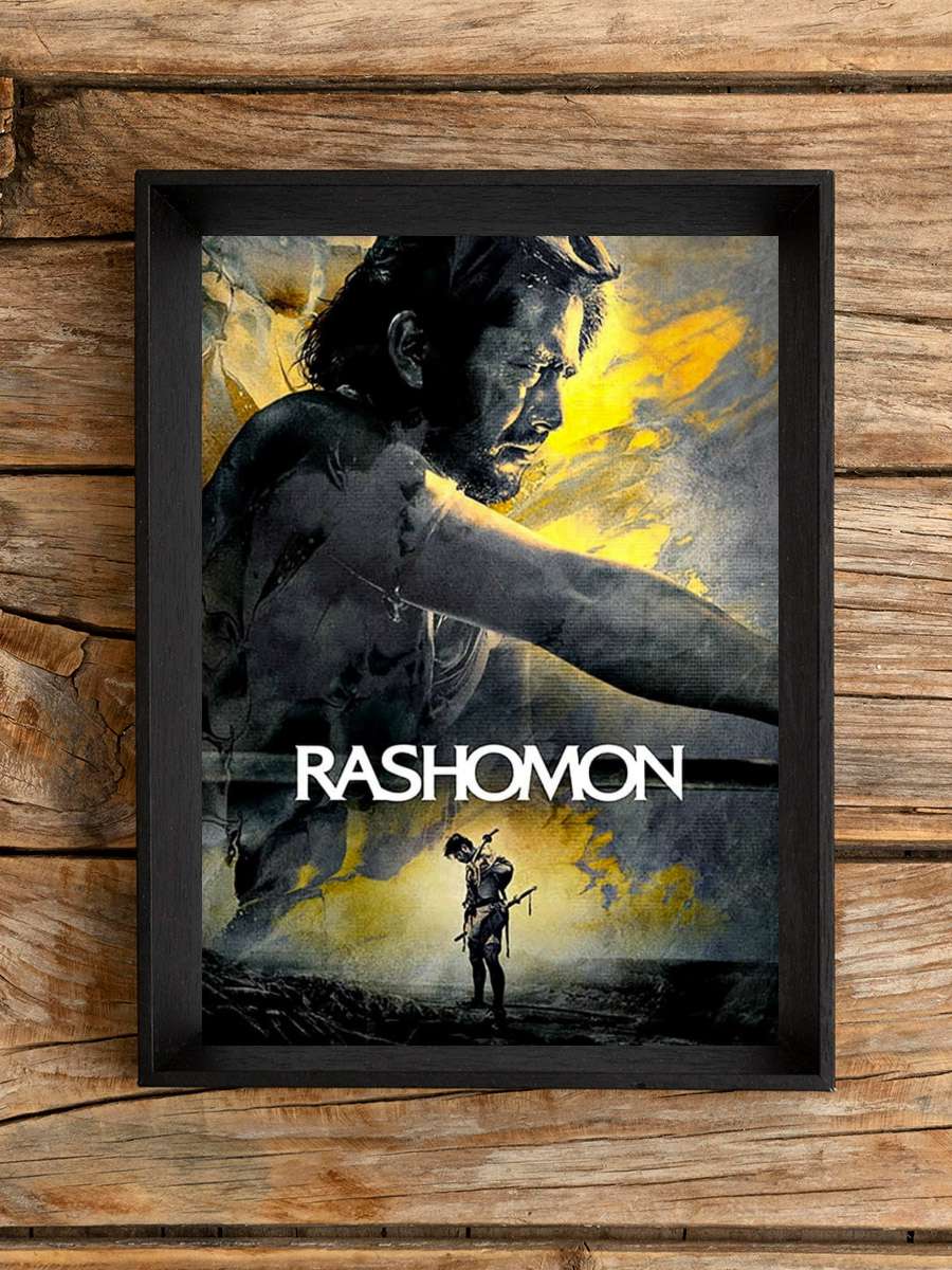 Raşomon - 羅生門 Film Tablo Siyah Çerçeveli Film Poster Afiş Tablo