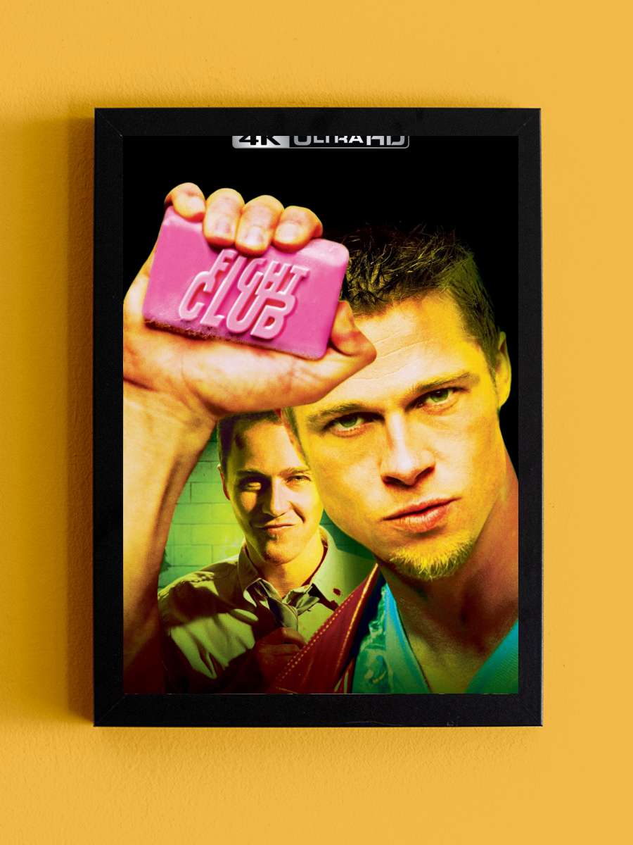 Dövüş Kulübü - Fight Club Film Tablo Siyah Çerçeveli Film Poster Afiş Tablo