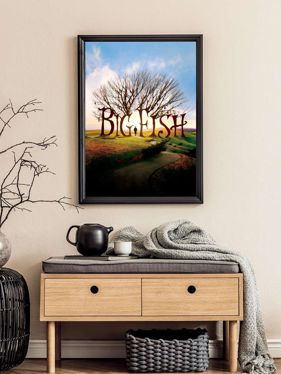 Büyük Balık - Big Fish Film Tablo Siyah Çerçeveli Film Poster Afiş Tablo