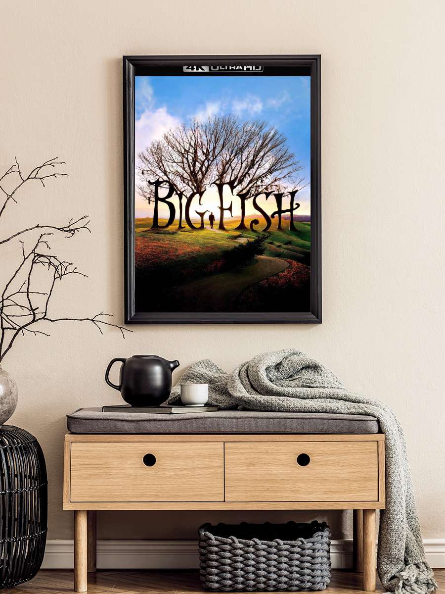 Büyük Balık - Big Fish Film Tablo Siyah Çerçeveli Film Poster Afiş Tablo