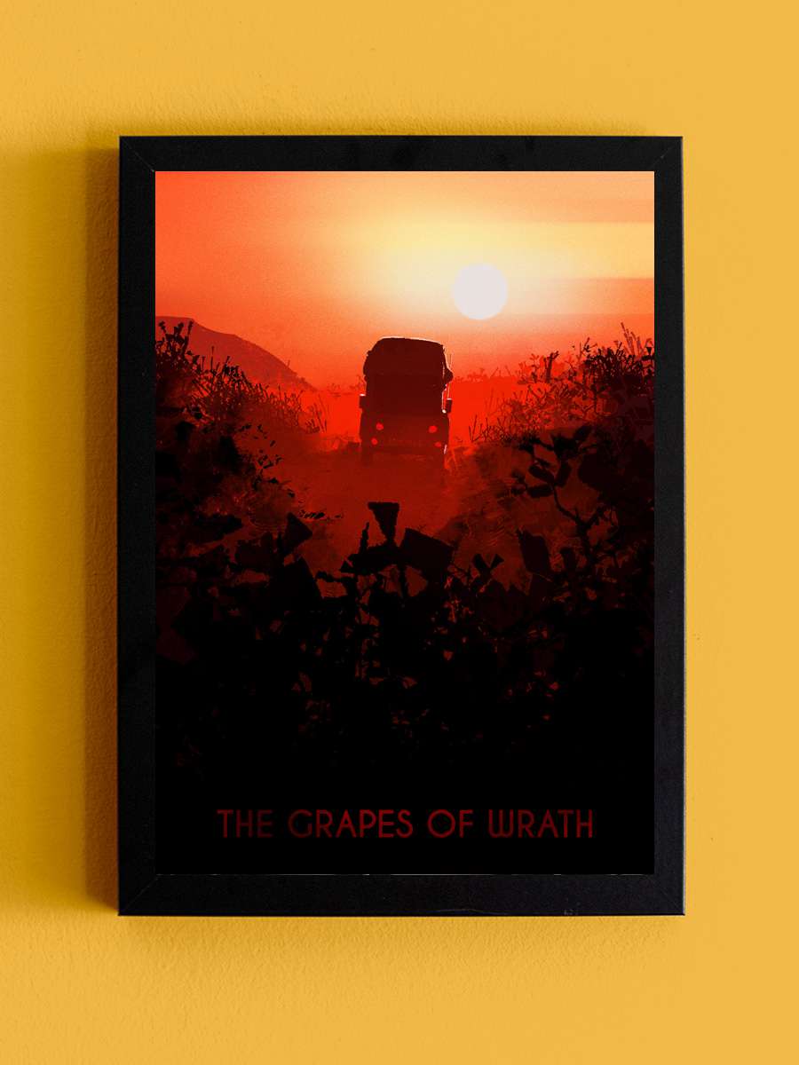 Gazap Üzümleri - The Grapes of Wrath Film Tablo Siyah Çerçeveli Film Poster Afiş Tablo