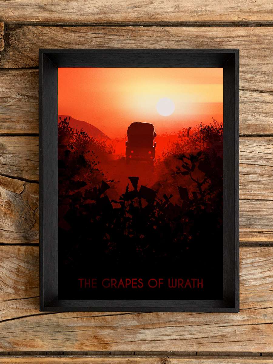 Gazap Üzümleri - The Grapes of Wrath Film Tablo Siyah Çerçeveli Film Poster Afiş Tablo