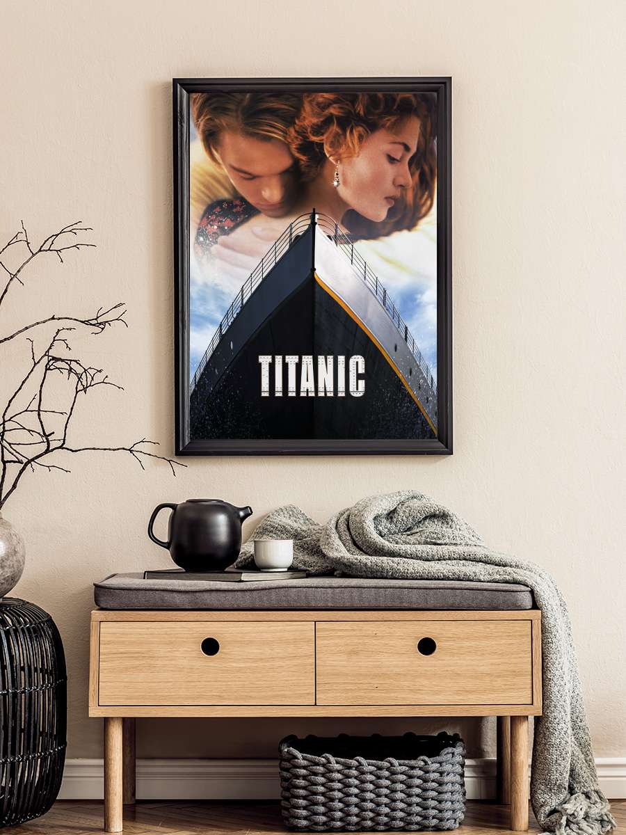 Titanik - Titanic Film Tablo Siyah Çerçeveli Film Poster Afiş Tablo