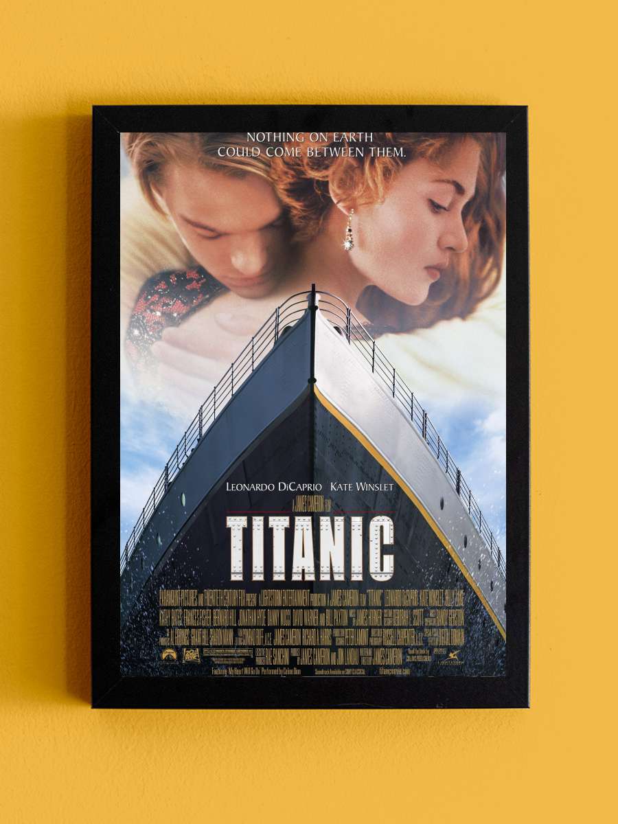 Titanik - Titanic Film Tablo Siyah Çerçeveli Film Poster Afiş Tablo