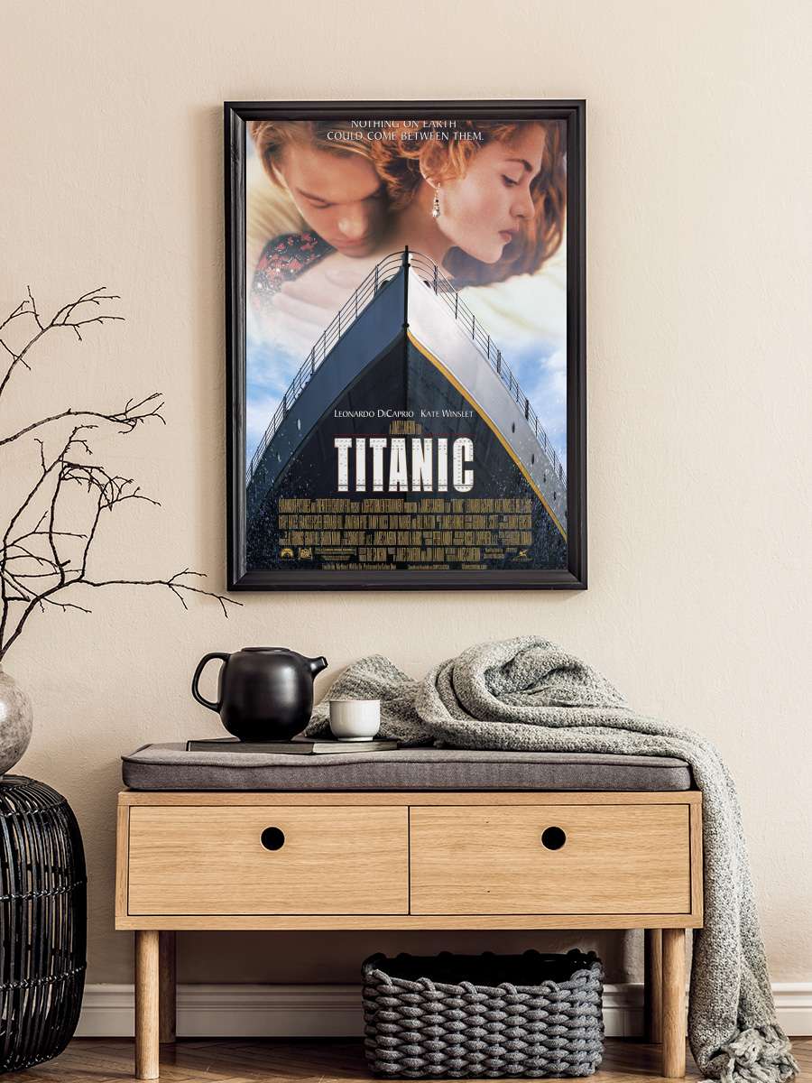 Titanik - Titanic Film Tablo Siyah Çerçeveli Film Poster Afiş Tablo