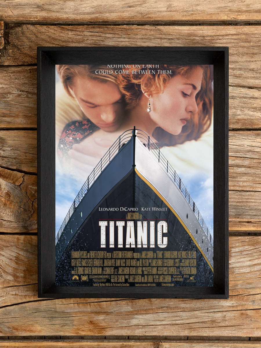 Titanik - Titanic Film Tablo Siyah Çerçeveli Film Poster Afiş Tablo