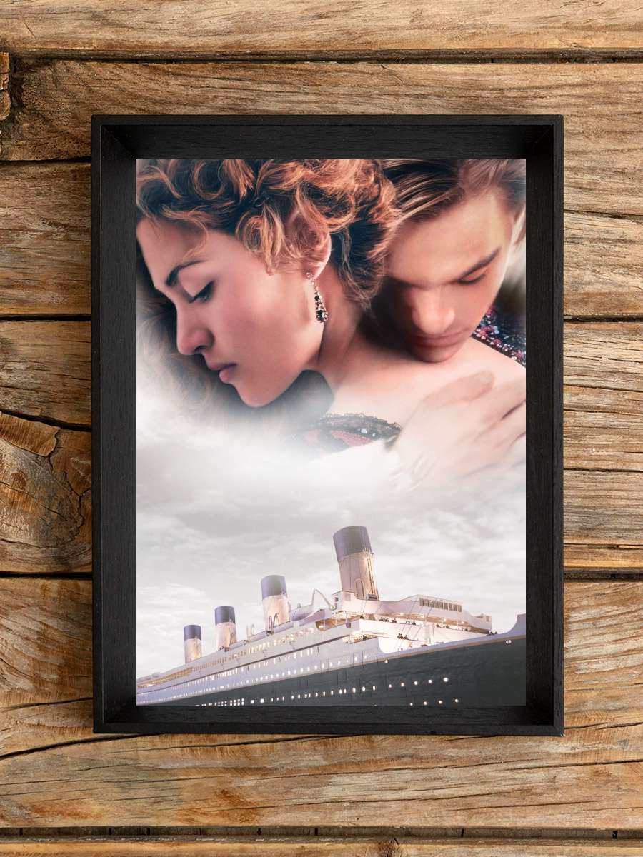 Titanik - Titanic Film Tablo Siyah Çerçeveli Film Poster Afiş Tablo