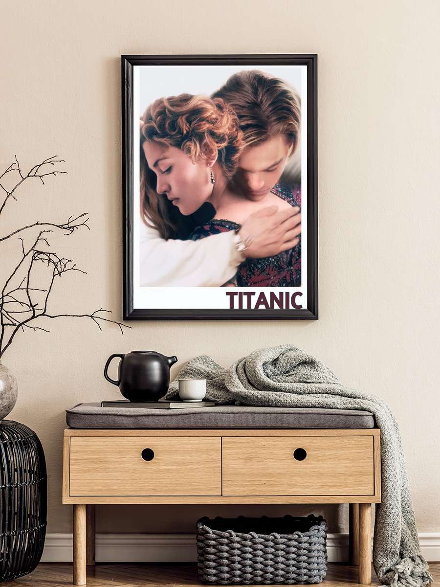 Titanik - Titanic Film Tablo Siyah Çerçeveli Film Poster Afiş Tablo