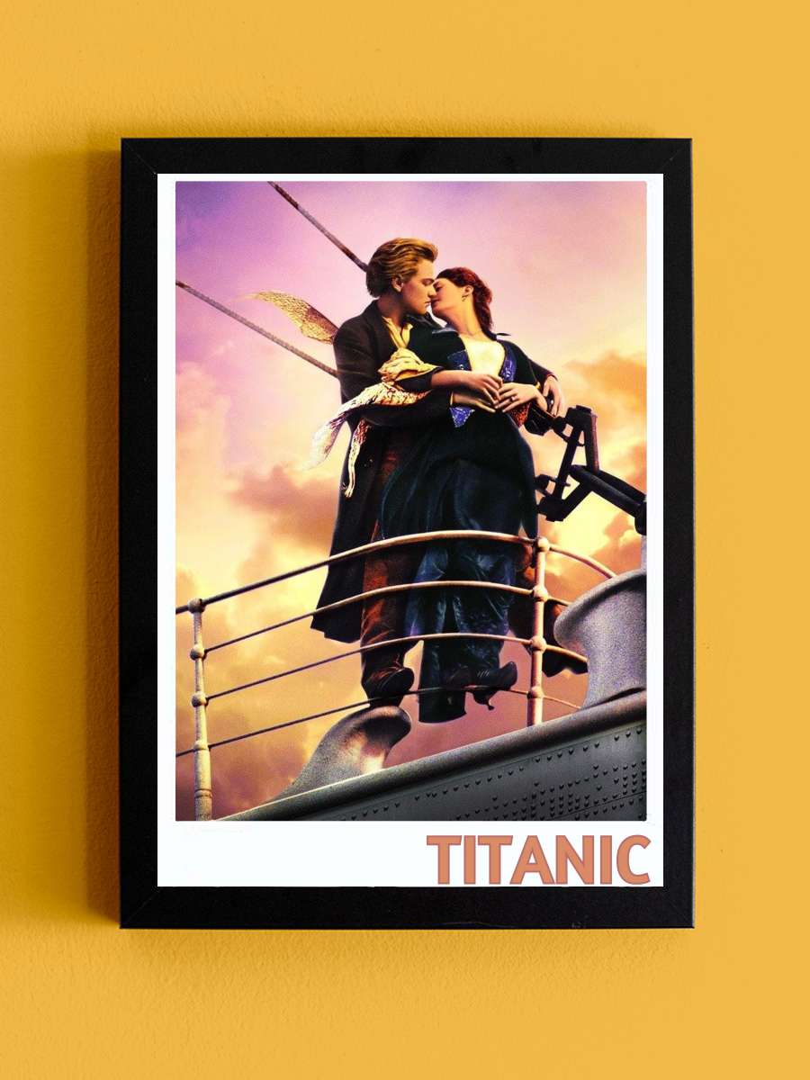 Titanik - Titanic Film Tablo Siyah Çerçeveli Film Poster Afiş Tablo