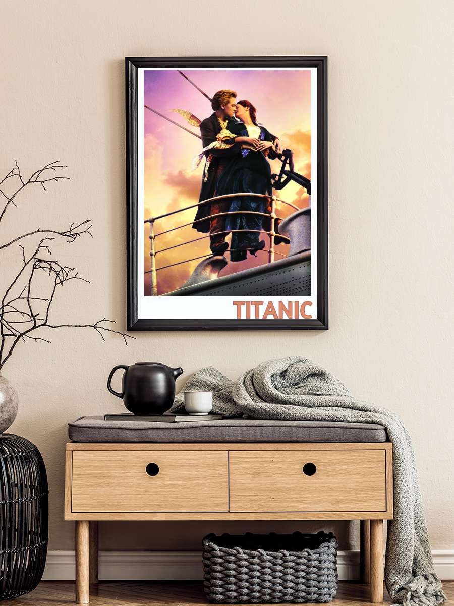 Titanik - Titanic Film Tablo Siyah Çerçeveli Film Poster Afiş Tablo