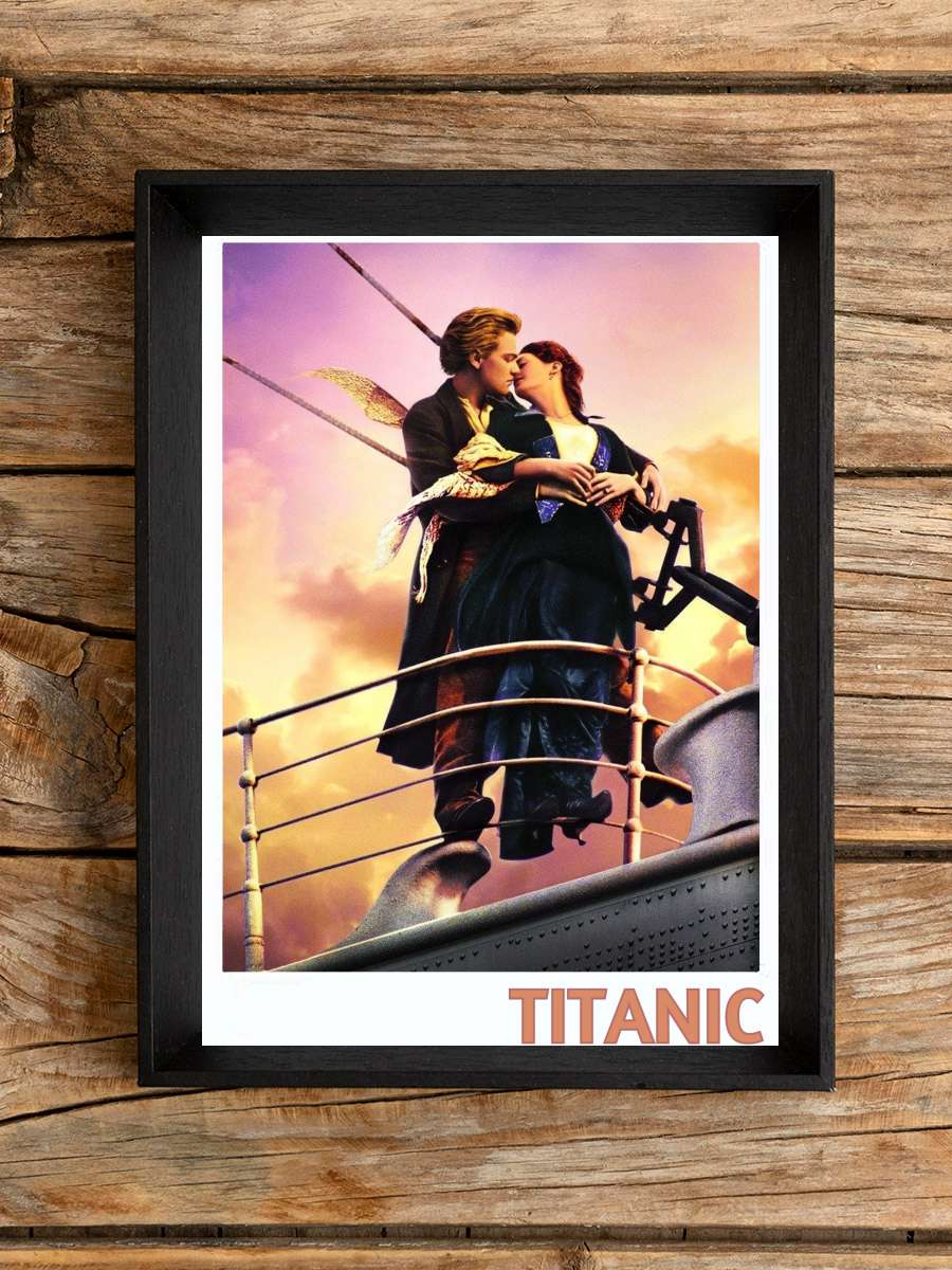 Titanik - Titanic Film Tablo Siyah Çerçeveli Film Poster Afiş Tablo