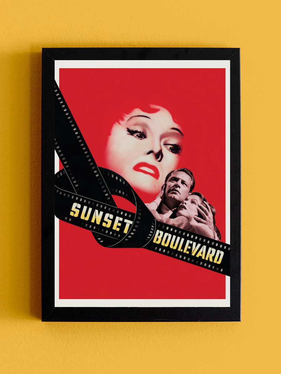 Sunset Bulvarı - Sunset Boulevard Film Tablo Siyah Çerçeveli Film Poster Afiş Tablo