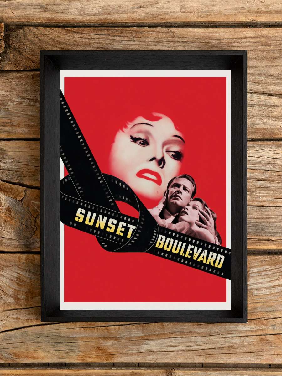 Sunset Bulvarı - Sunset Boulevard Film Tablo Siyah Çerçeveli Film Poster Afiş Tablo