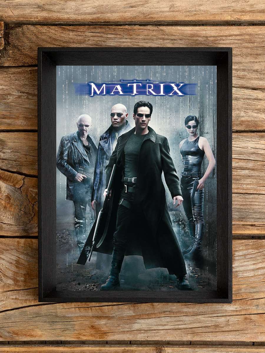 Matrix - The Matrix Film Tablo Siyah Çerçeveli Film Poster Afiş Tablo