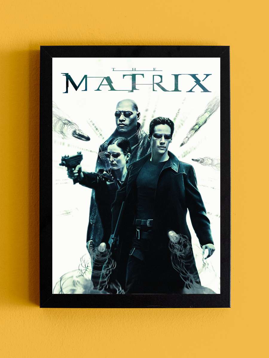 Matrix - The Matrix Film Tablo Siyah Çerçeveli Film Poster Afiş Tablo