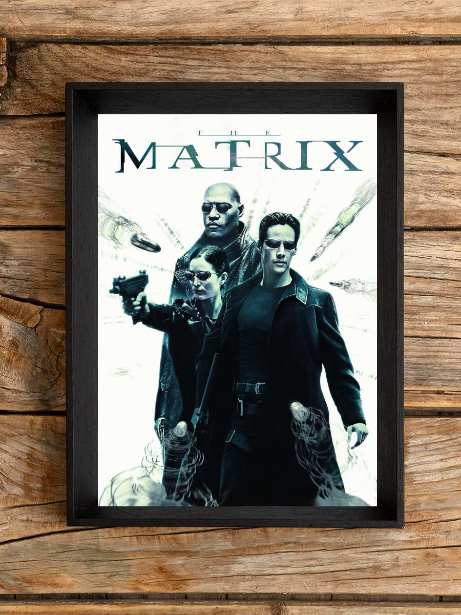 Matrix - The Matrix Film Tablo Siyah Çerçeveli Film Poster Afiş Tablo