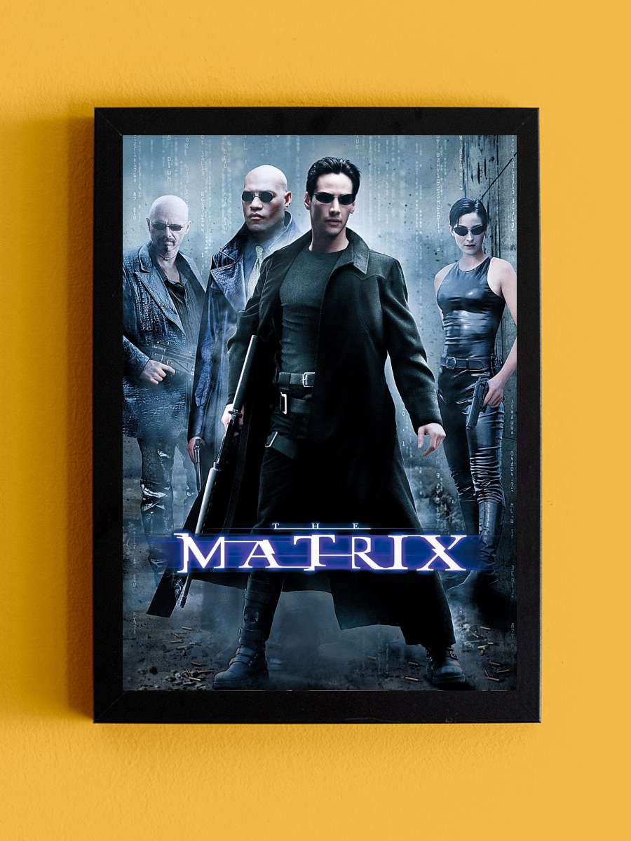 Matrix - The Matrix Film Tablo Siyah Çerçeveli Film Poster Afiş Tablo