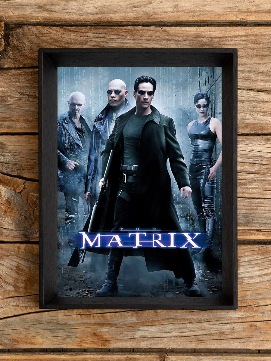 Matrix - The Matrix Film Tablo Siyah Çerçeveli Film Poster Afiş Tablo