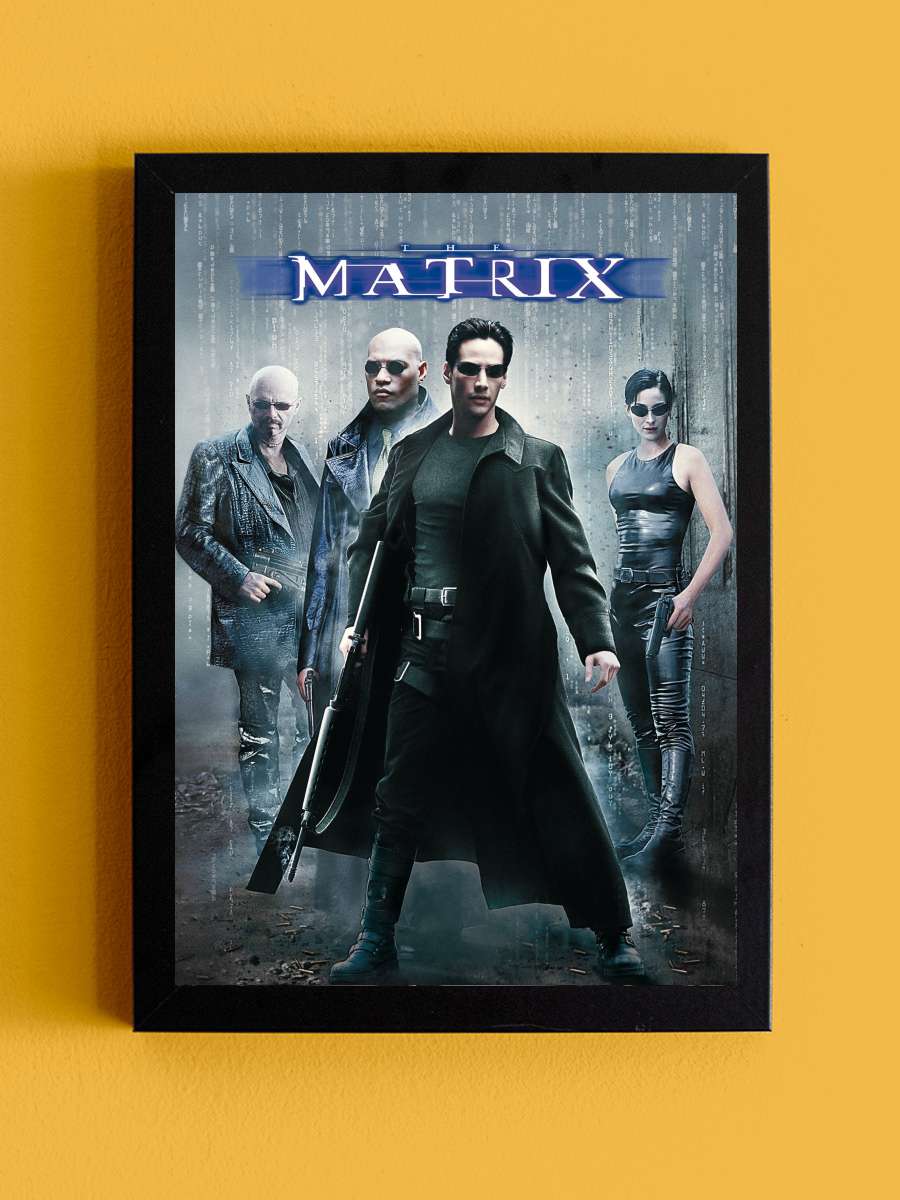 Matrix - The Matrix Film Tablo Siyah Çerçeveli Film Poster Afiş Tablo