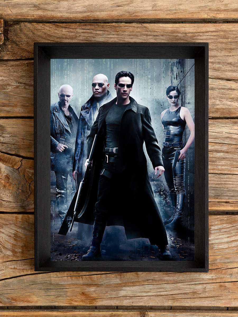 Matrix - The Matrix Film Tablo Siyah Çerçeveli Film Poster Afiş Tablo