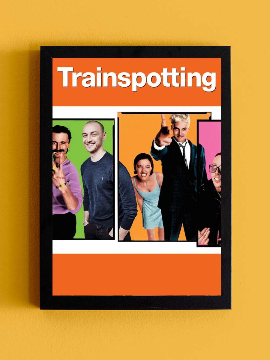 Trainspotting Film Tablo Siyah Çerçeveli Film Poster Afiş Tablo