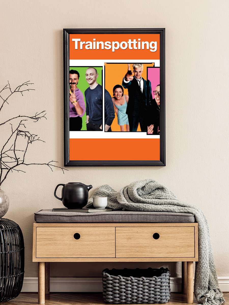 Trainspotting Film Tablo Siyah Çerçeveli Film Poster Afiş Tablo