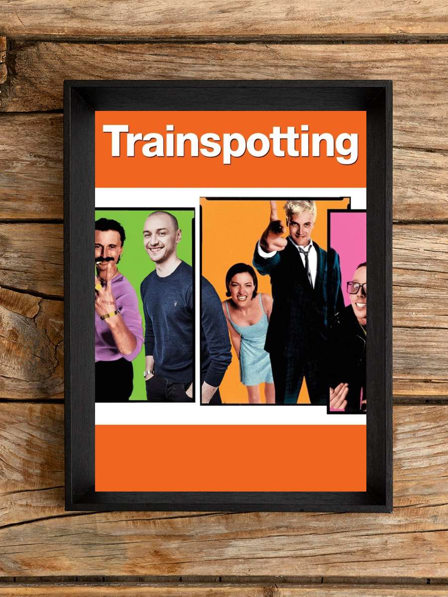 Trainspotting Film Tablo Siyah Çerçeveli Film Poster Afiş Tablo