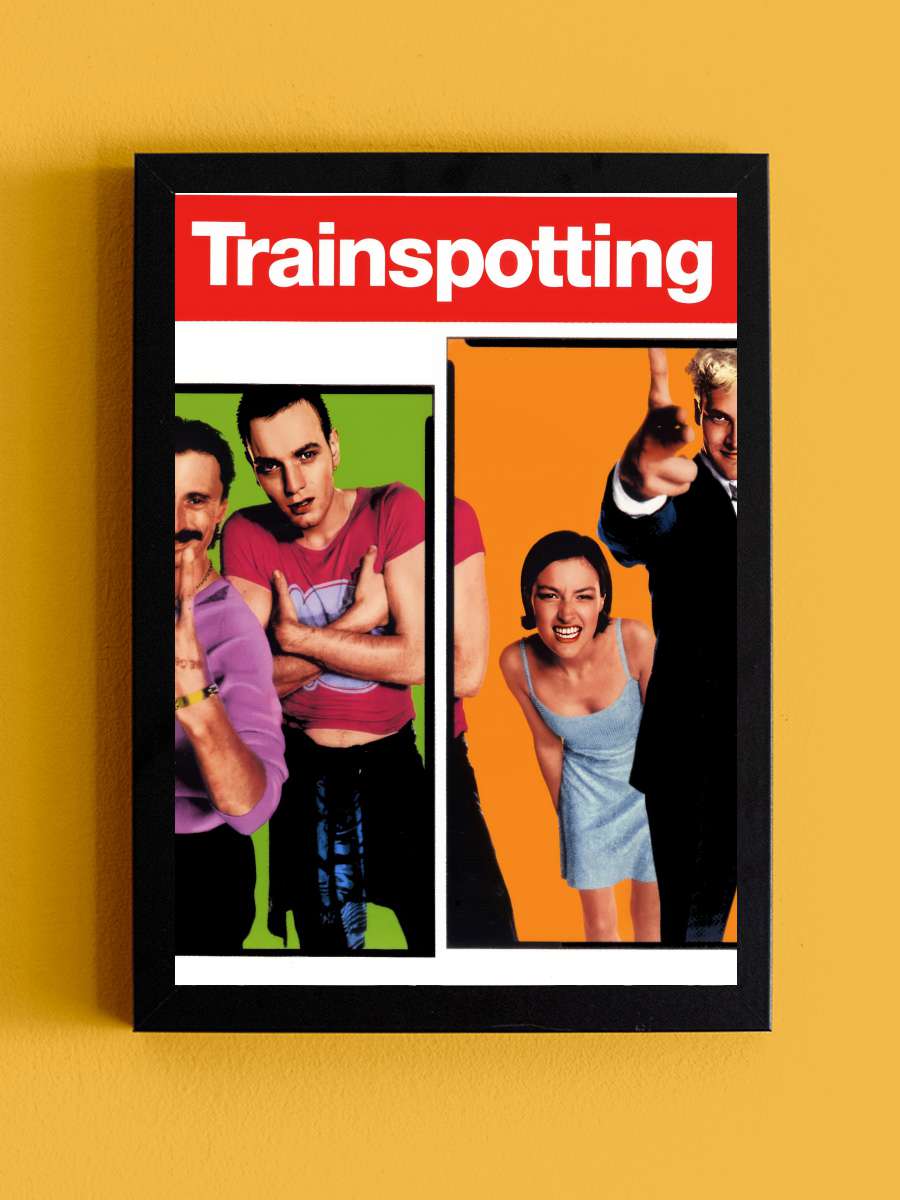 Trainspotting Film Tablo Siyah Çerçeveli Film Poster Afiş Tablo