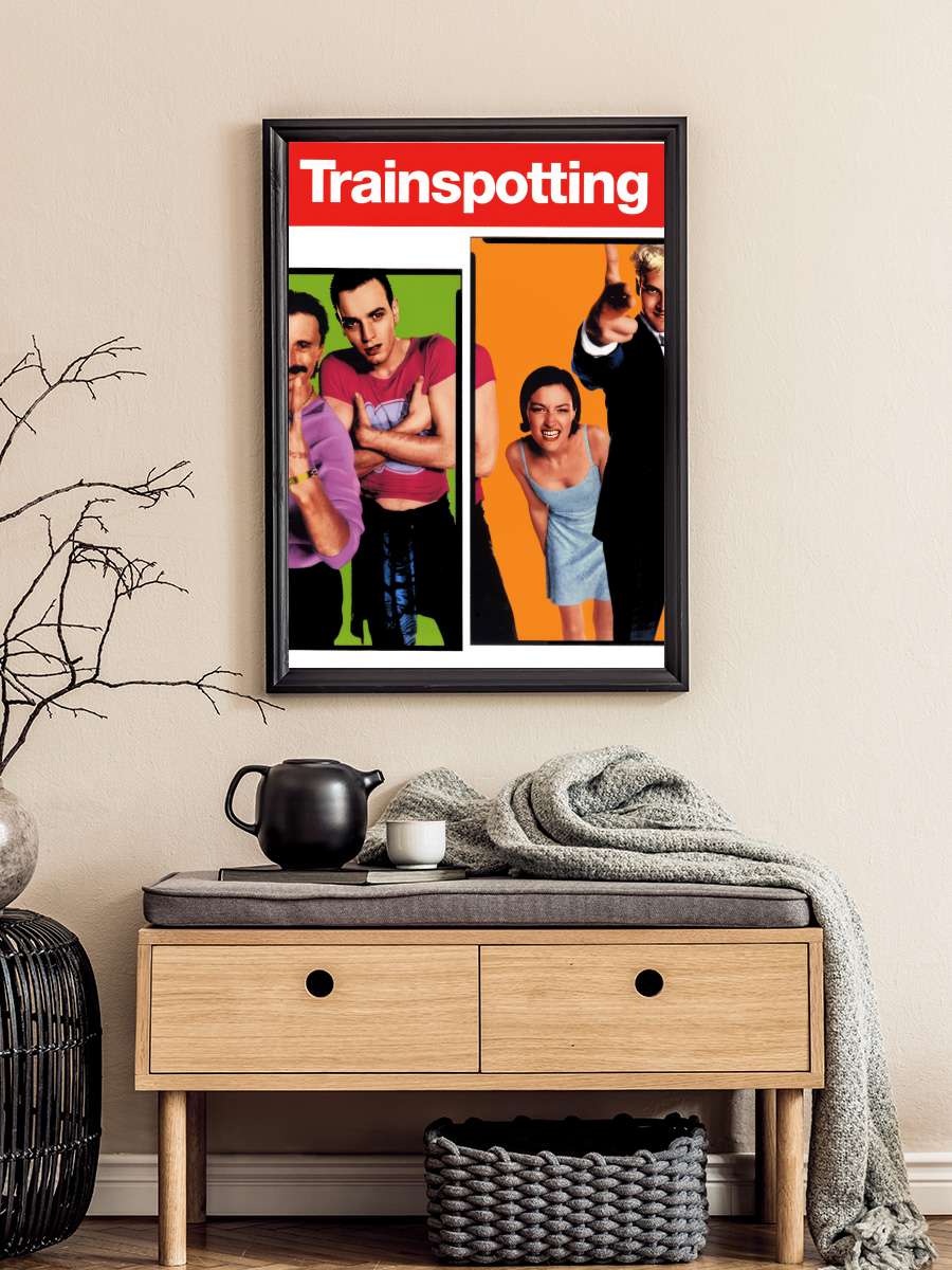 Trainspotting Film Tablo Siyah Çerçeveli Film Poster Afiş Tablo