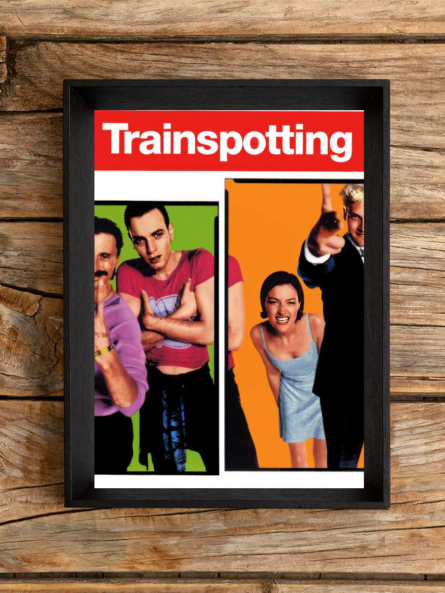 Trainspotting Film Tablo Siyah Çerçeveli Film Poster Afiş Tablo