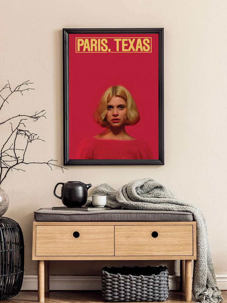 Paris, Texas Film Tablo Siyah Çerçeveli Film Poster Afiş Tablo