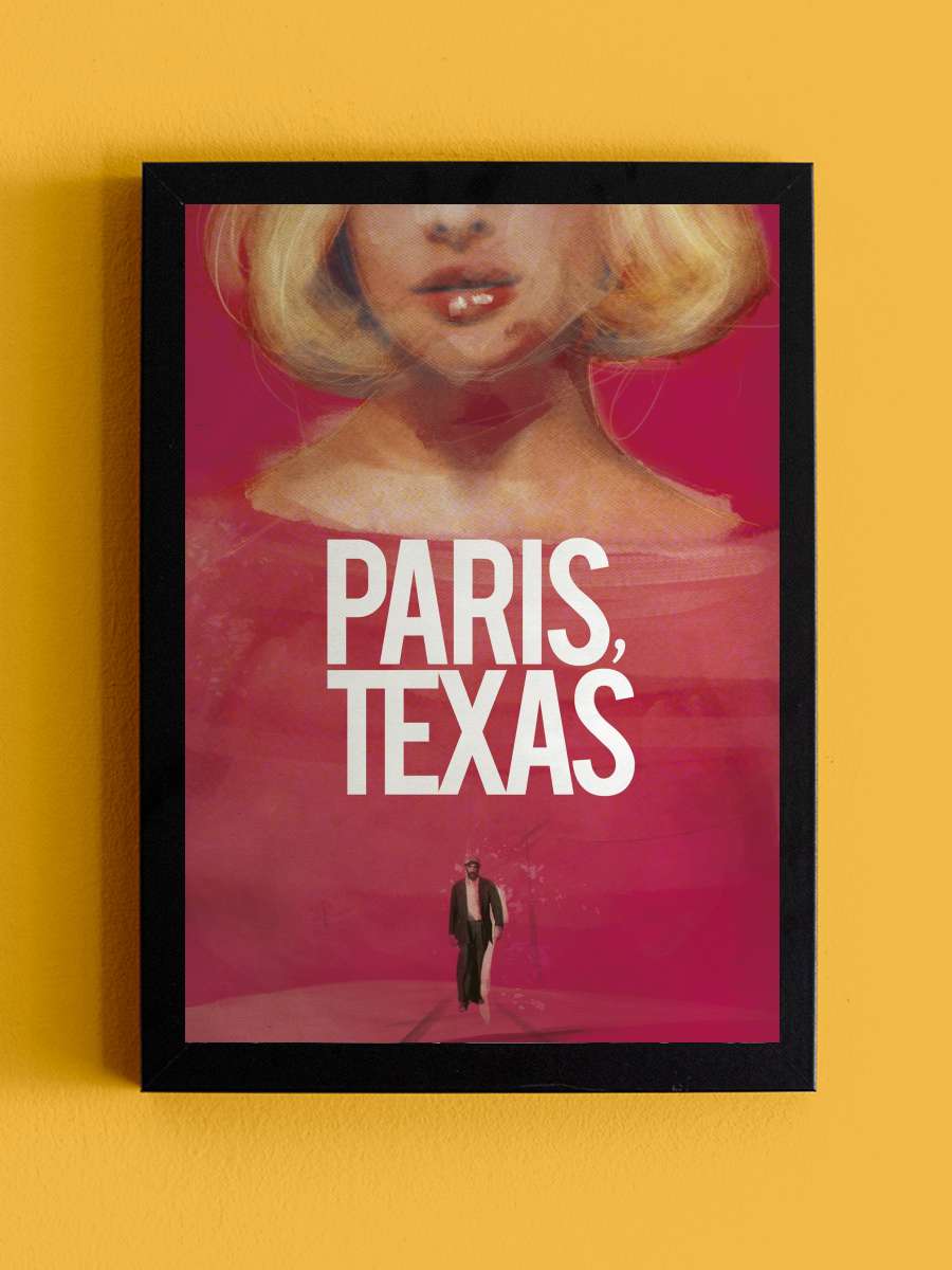 Paris, Texas Film Tablo Siyah Çerçeveli Film Poster Afiş Tablo