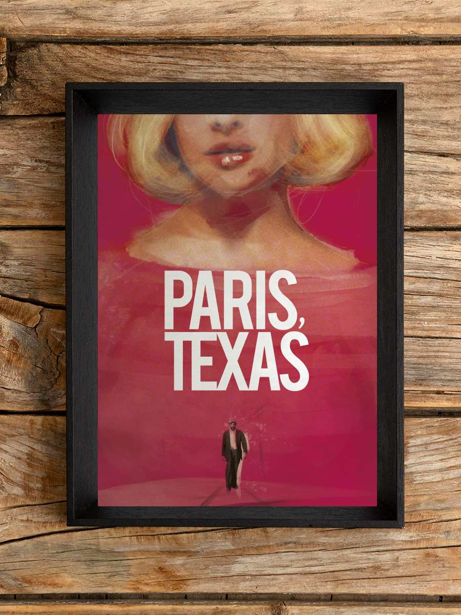 Paris, Texas Film Tablo Siyah Çerçeveli Film Poster Afiş Tablo