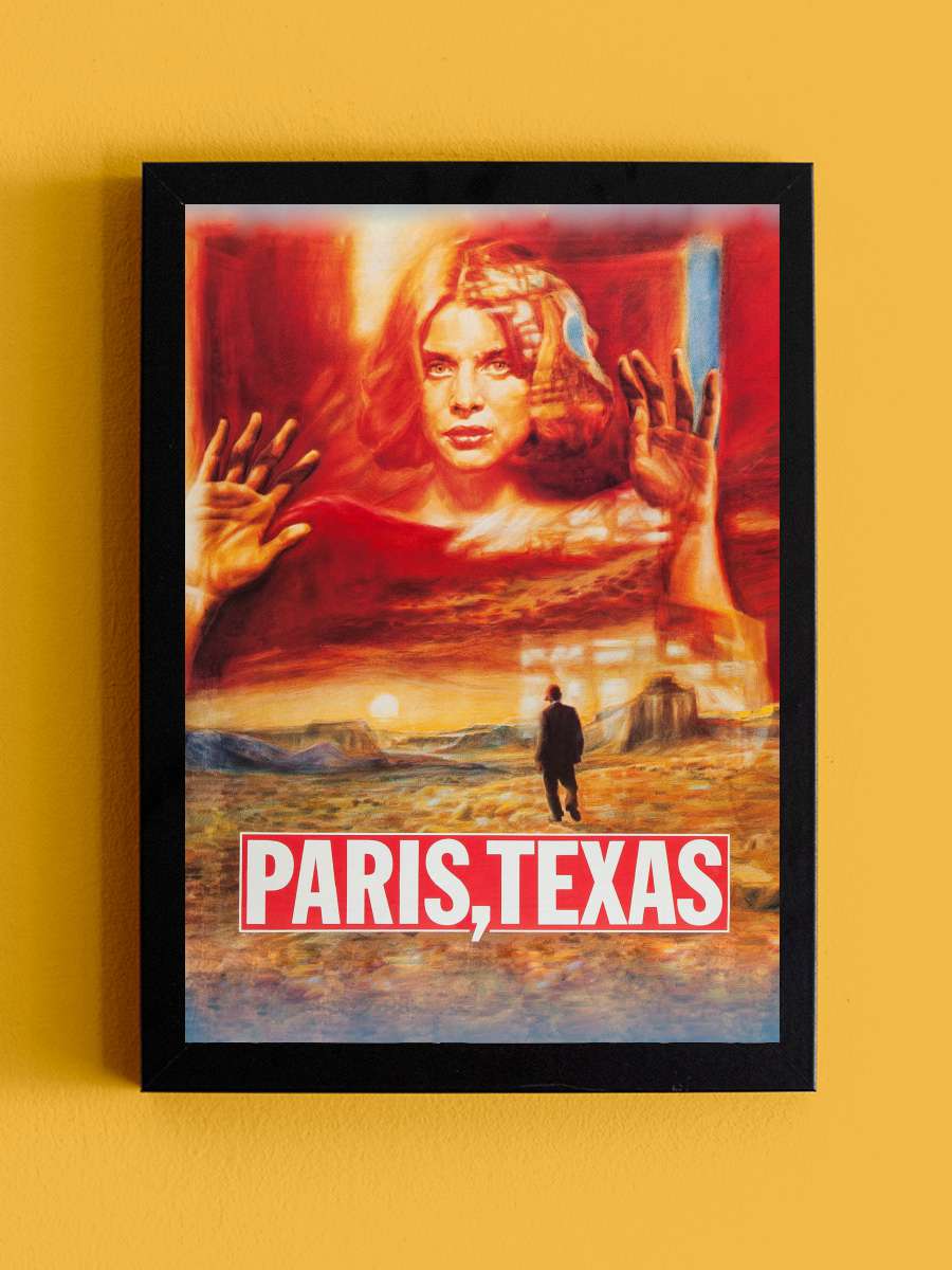 Paris, Texas Film Tablo Siyah Çerçeveli Film Poster Afiş Tablo