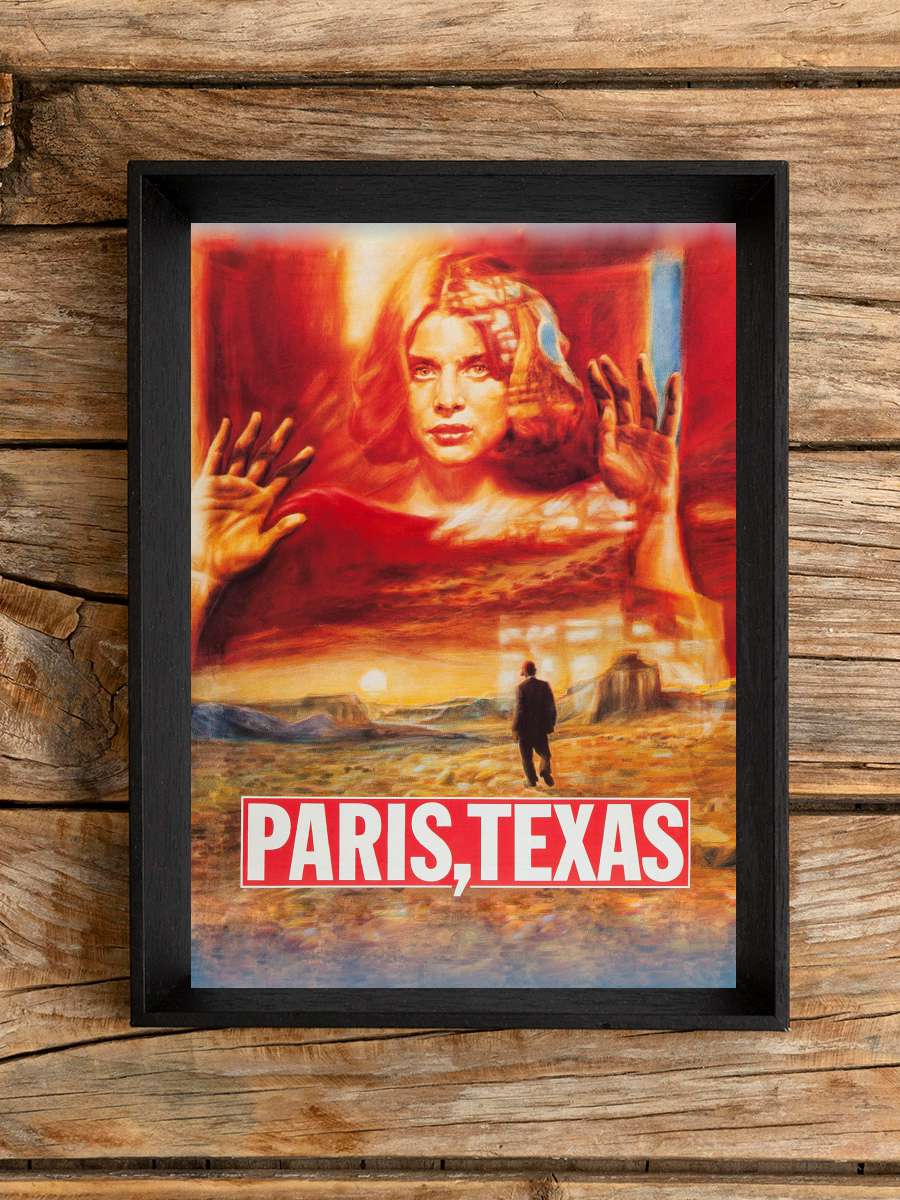 Paris, Texas Film Tablo Siyah Çerçeveli Film Poster Afiş Tablo