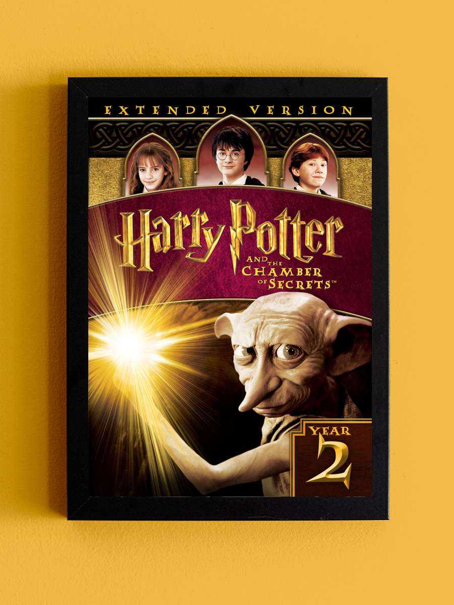 Harry Potter ve Sırlar Odası - Harry Potter and the Chamber of Secrets Film Tablo Siyah Çerçeveli Film Poster Afiş Tablo