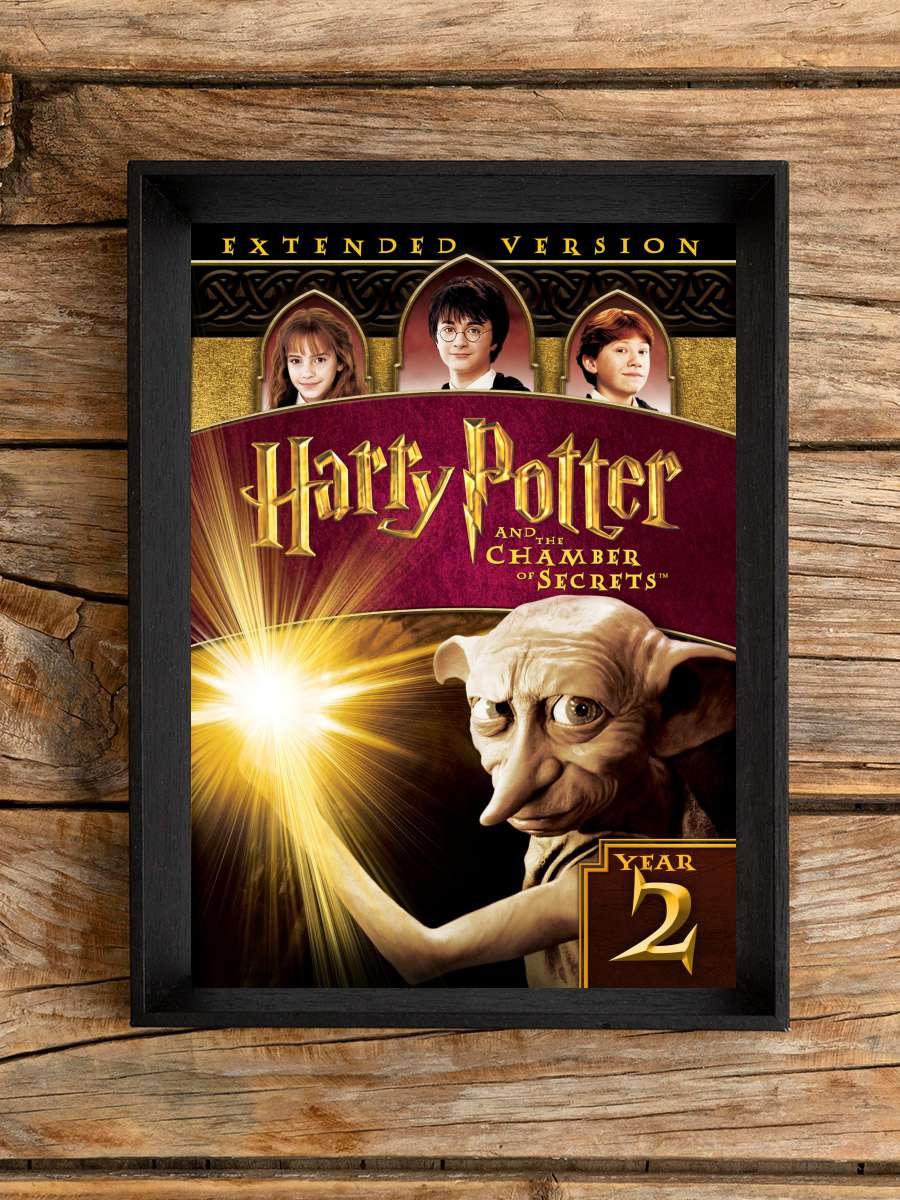 Harry Potter ve Sırlar Odası - Harry Potter and the Chamber of Secrets Film Tablo Siyah Çerçeveli Film Poster Afiş Tablo