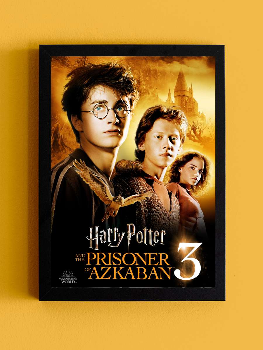 Harry Potter ve Azkaban Tutsağı - Harry Potter and the Prisoner of Azkaban Film Tablo Siyah Çerçeveli Film Poster Afiş Tablo