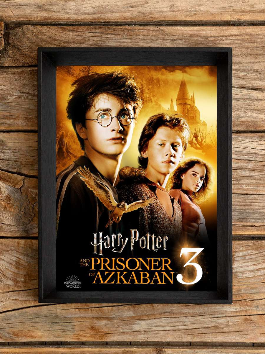 Harry Potter ve Azkaban Tutsağı - Harry Potter and the Prisoner of Azkaban Film Tablo Siyah Çerçeveli Film Poster Afiş Tablo