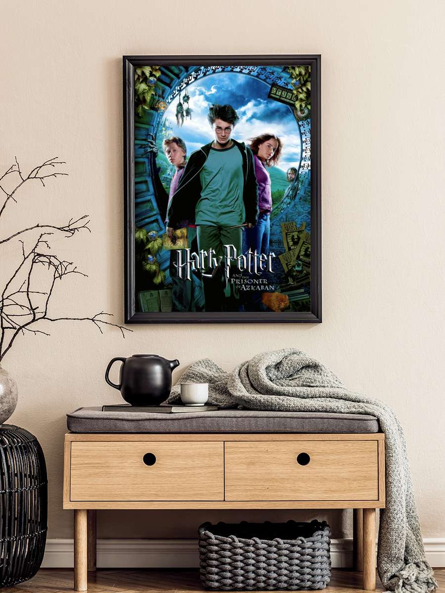 Harry Potter ve Azkaban Tutsağı - Harry Potter and the Prisoner of Azkaban Film Tablo Siyah Çerçeveli Film Poster Afiş Tablo