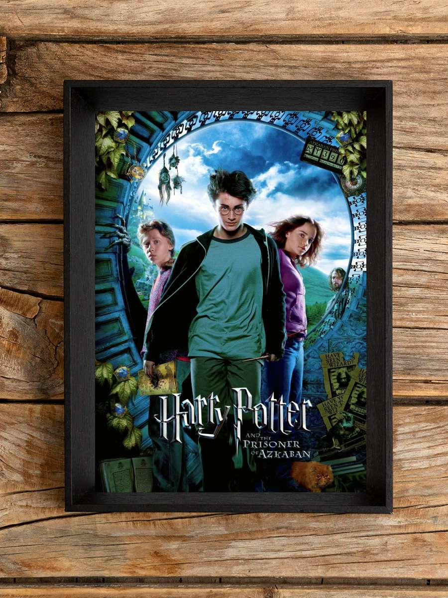 Harry Potter ve Azkaban Tutsağı - Harry Potter and the Prisoner of Azkaban Film Tablo Siyah Çerçeveli Film Poster Afiş Tablo