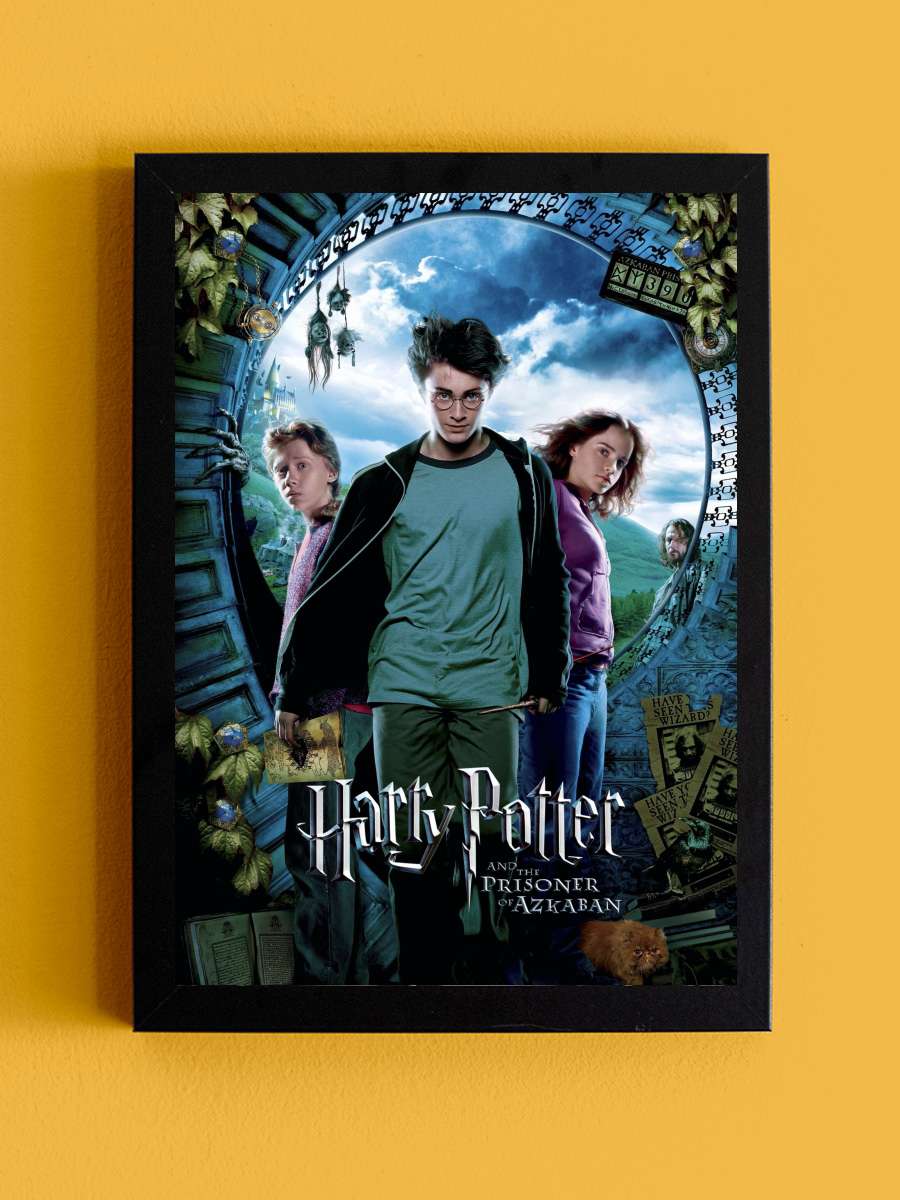 Harry Potter ve Azkaban Tutsağı - Harry Potter and the Prisoner of Azkaban Film Tablo Siyah Çerçeveli Film Poster Afiş Tablo