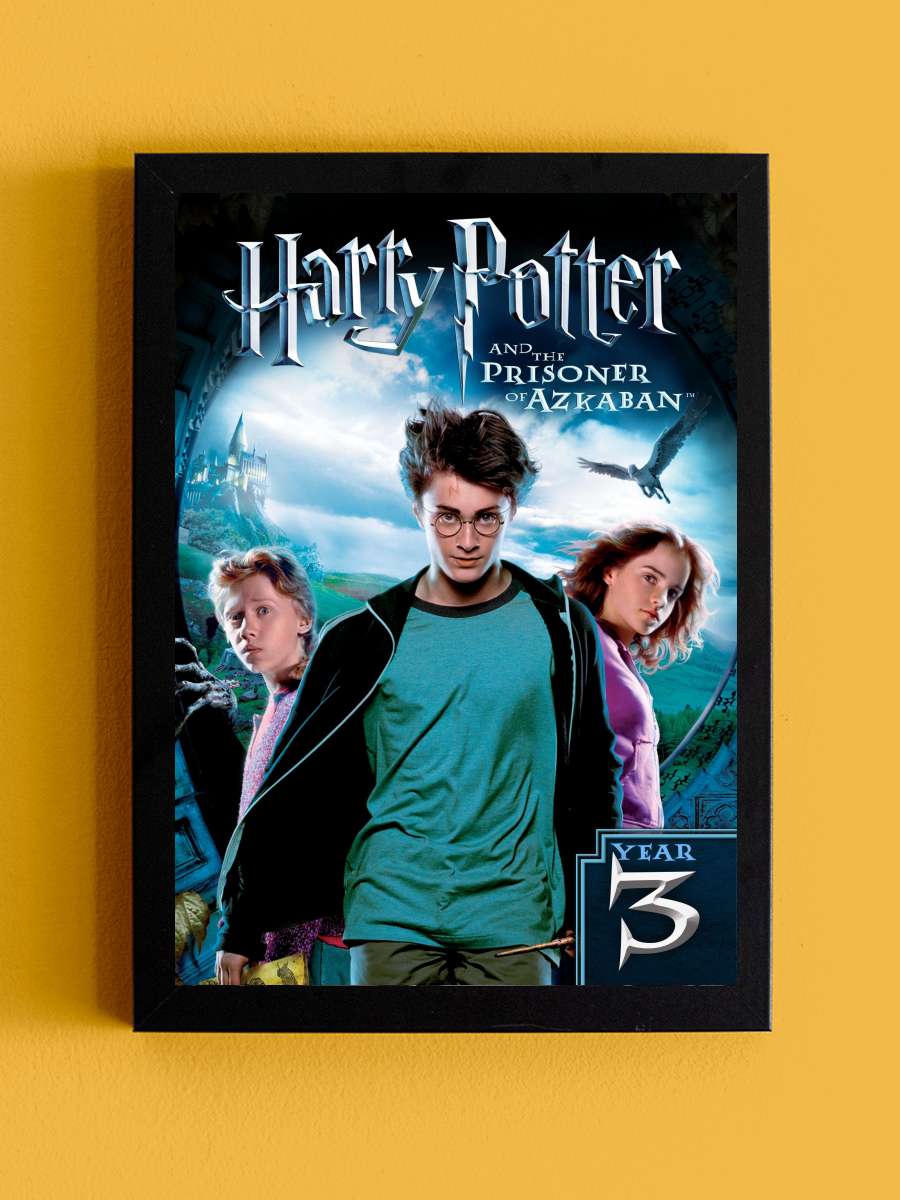 Harry Potter ve Azkaban Tutsağı - Harry Potter and the Prisoner of Azkaban Film Tablo Siyah Çerçeveli Film Poster Afiş Tablo